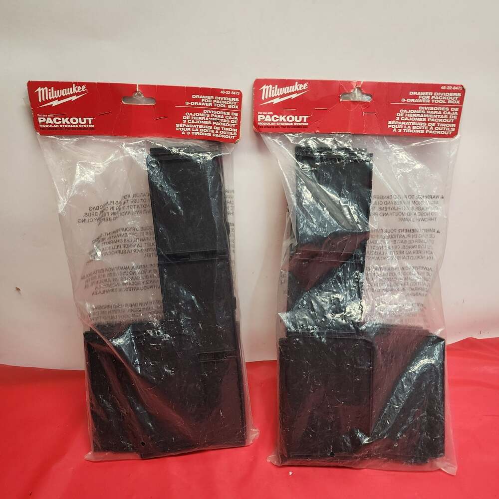 Milwaukee PACKOUT 3-Drawer Tool Box Drawer Dividers (48-22-8473)